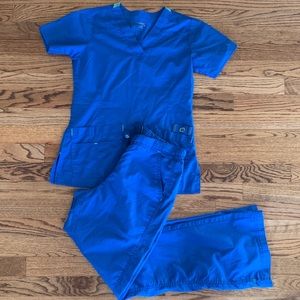 Blue Medical Scrub Set - Cherokee Workwear
